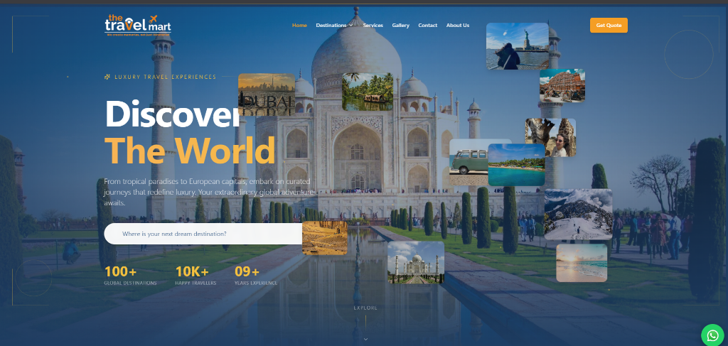 The Travel Mart Website